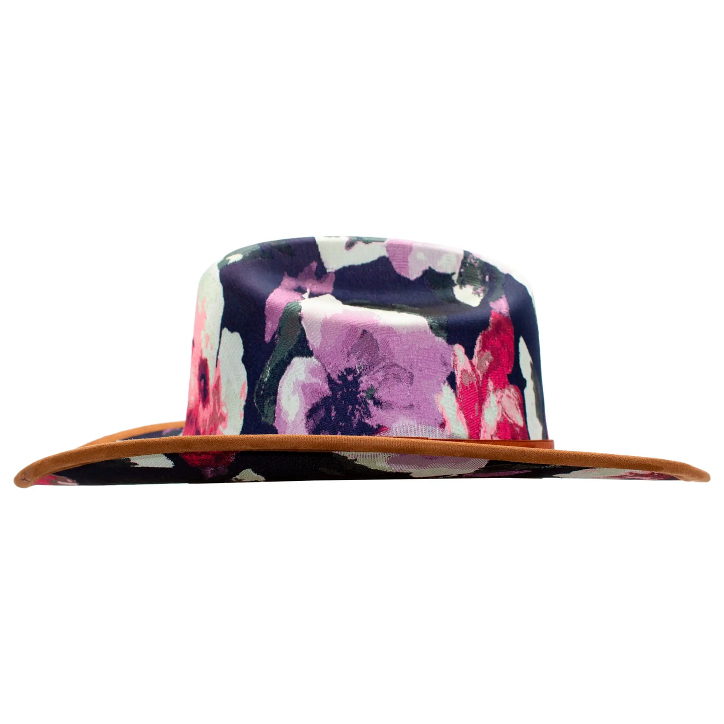 FUCHSIA FLORAL HAT