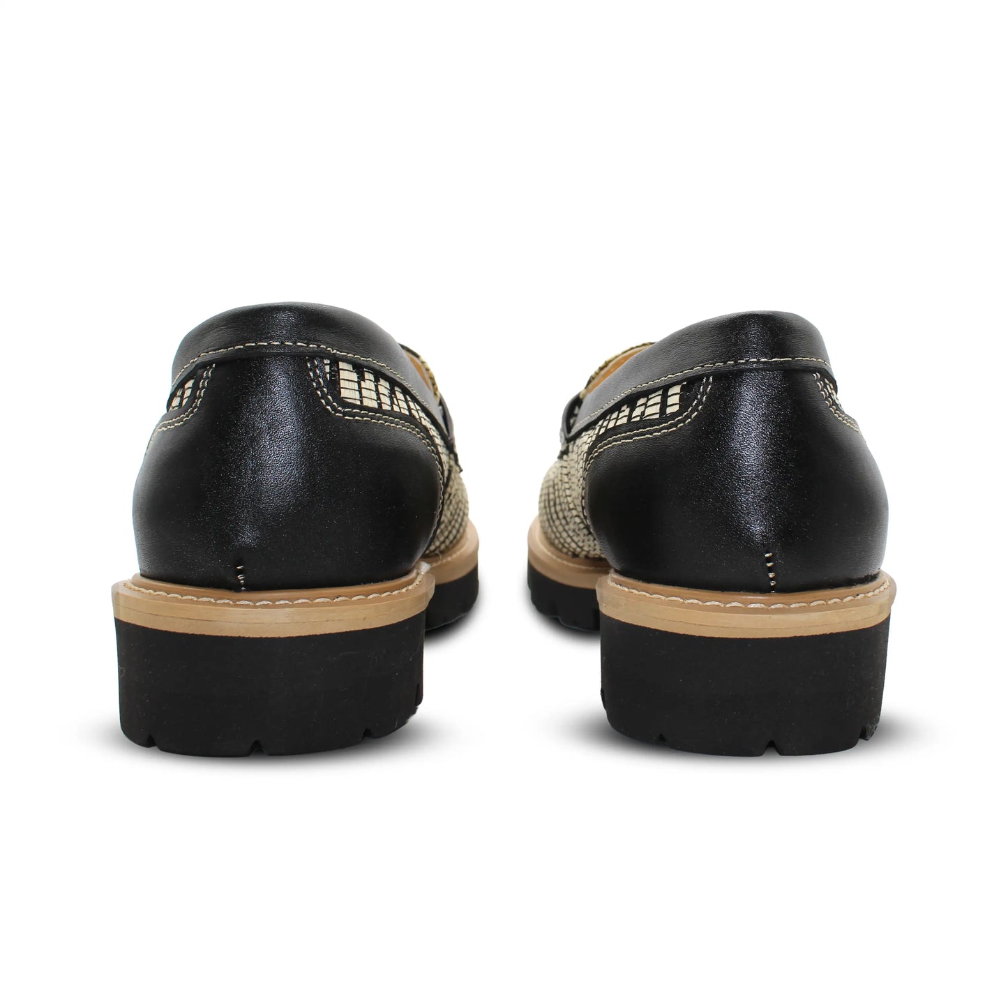 BB-01 BLACK GUM Penny Loafers