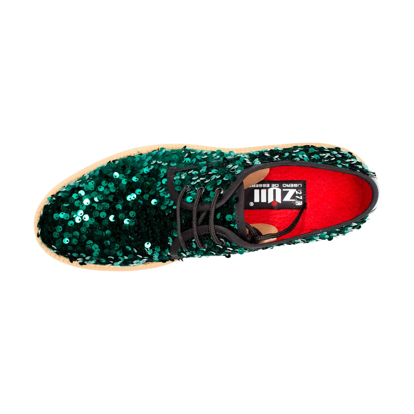 VE-02 GREEN SEQUINS
