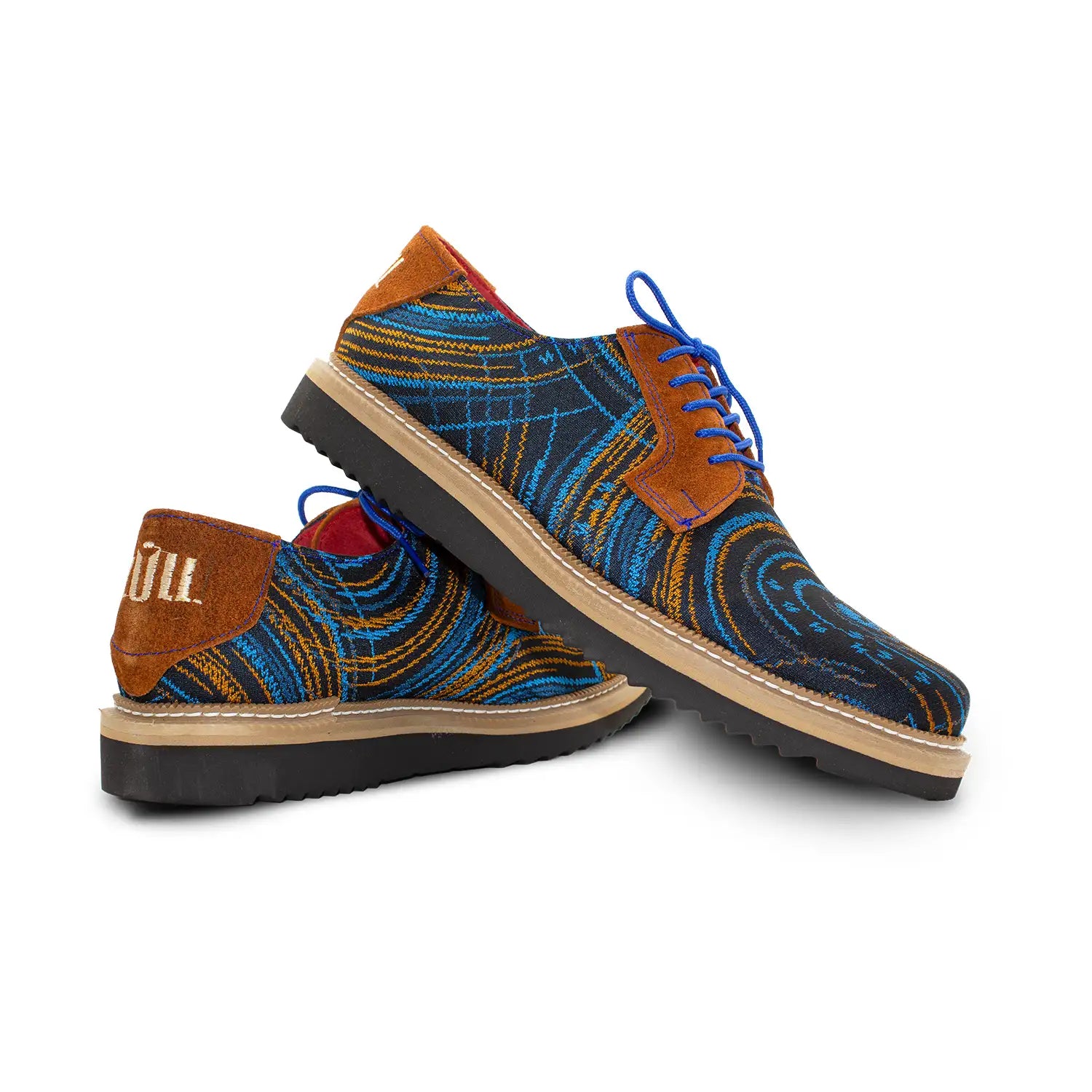 RA-04 BLUE & MUSTARD SWIRL